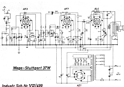 Stuttgart 37W; Wega, (ID = 240046) Radio