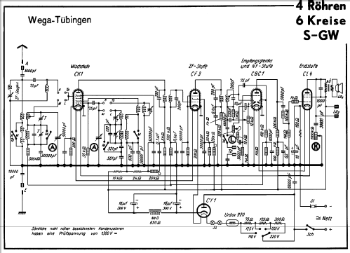 Tübingen GW; Wega, (ID = 34490) Radio