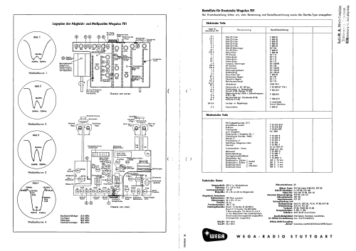Wegalux 701; Wega, (ID = 2416945) Télévision