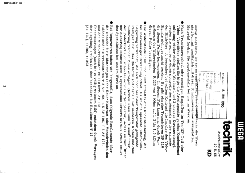 Wegavision 2000; Wega, (ID = 1327630) Fernseh-E