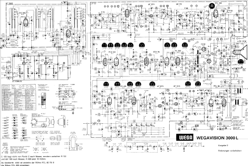 Wegavision 3000L; Wega, (ID = 93645) Television