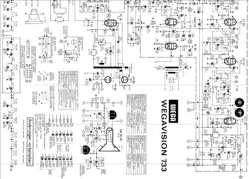 Wegavision 733; Wega, (ID = 2454018) Television