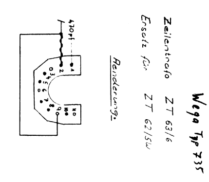 Wegavision 735; Wega, (ID = 2416160) Television