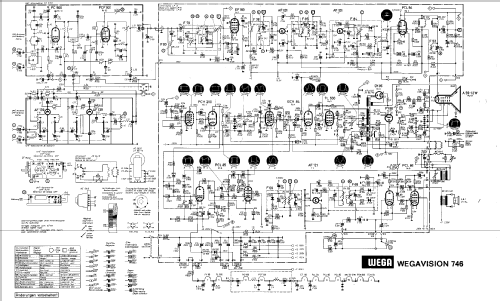 Wegavision 746; Wega, (ID = 1853189) Television