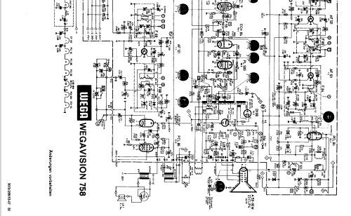 Wegavision 758; Wega, (ID = 2416146) Télévision