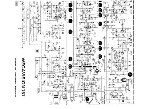 Wegavision 767; Wega, (ID = 439159) Television