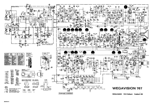 Wegavision 767; Wega, (ID = 2417304) Télévision