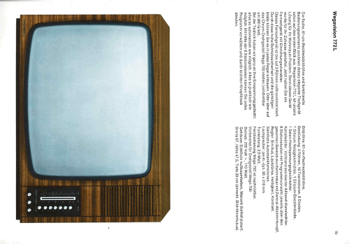 Wegavision 772 L; Wega, (ID = 2084983) Televisore