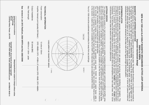 Active Magnetic Loop Antenna ALA1530; Wellbrook (ID = 1858264) Antenna