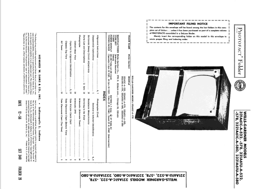 2321A61C - A - 580 ; Wells-Gardner & Co.; (ID = 2035978) Television