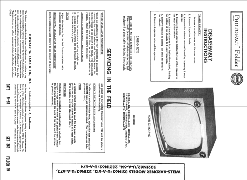 2321A62U-D-614; Wells-Gardner & Co.; (ID = 2477609) Televisore