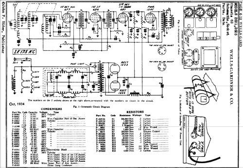 26B1 Ch= 6B; Wells-Gardner & Co.; (ID = 657324) Radio