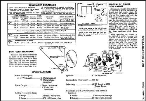 35A86-750 ; Wells-Gardner & Co.; (ID = 413623) Radio