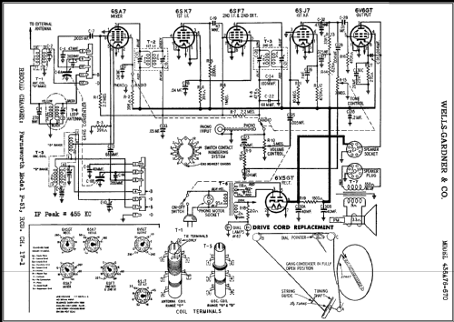 436A76-670 ; Wells-Gardner & Co.; (ID = 413625) Radio