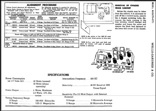 436A76-670 ; Wells-Gardner & Co.; (ID = 413627) Radio