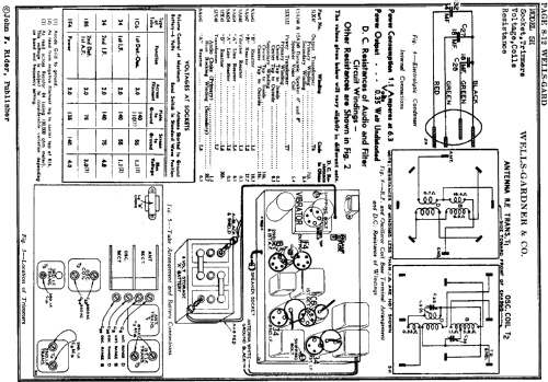 5H; Wells-Gardner & Co.; (ID = 666753) Car Radio