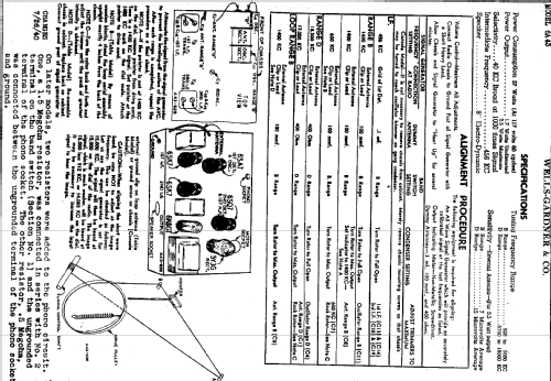 6A43; Wells-Gardner & Co.; (ID = 669561) Radio