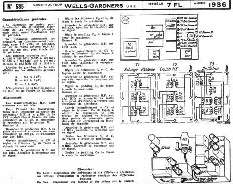 7FL; Wells-Gardner & Co.; (ID = 222208) Radio