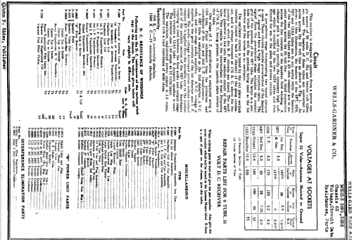 Chassis 6B; Wells-Gardner & Co.; (ID = 657315) Radio