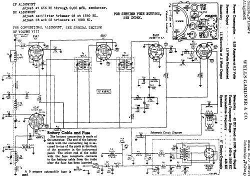 Series 5C10; Wells-Gardner & Co.; (ID = 668247) Car Radio