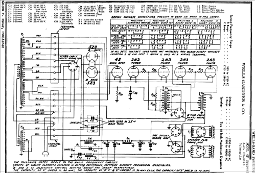 Series 6F Ch= RF & AF; Wells-Gardner & Co.; (ID = 660441) Radio