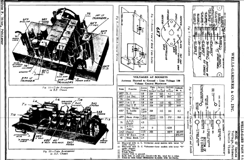 Series 6F Ch= RF & AF; Wells-Gardner & Co.; (ID = 675243) Radio