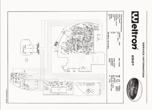 2501; Weltron Co., Inc.; (ID = 2587358) Radio