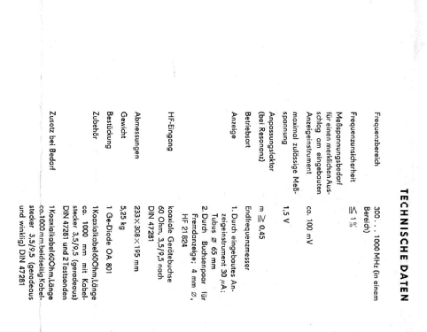 Absorptions-Frequenzmesser AFM-1; Werk für (ID = 1679311) Equipment