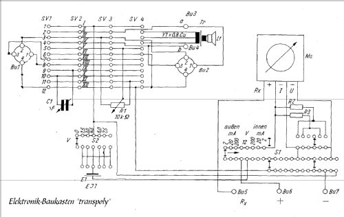 Elektronik-Baukasten transpoly; Werk für Bauelemente (ID = 73584) Kit