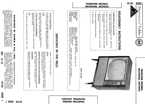 2DC1002 Truetone ; Western Auto Supply (ID = 590293) Television