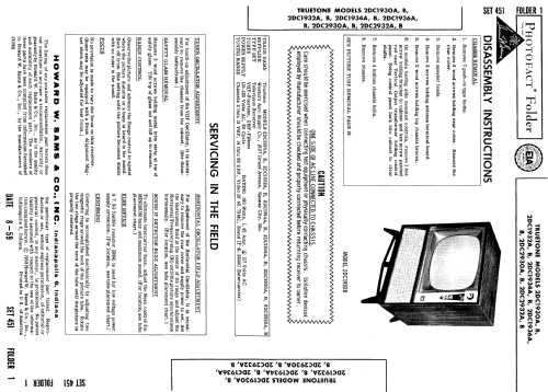 2DC2930A,B, 2DC2932A,B Truetone ; Western Auto Supply (ID = 624275) Televisore