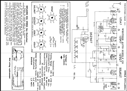 D2611 'Truetone' ; Western Auto Supply (ID = 488323) Radio