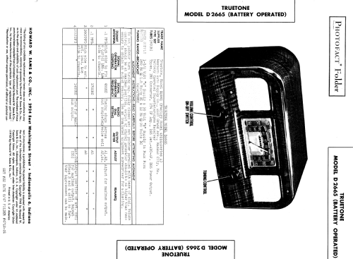 D2665 Truetone ; Western Auto Supply (ID = 873410) Radio
