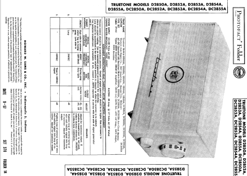 D2855A Truetone ; Western Auto Supply (ID = 547943) Radio