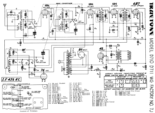 D711 ; Western Auto Supply (ID = 1840521) Radio