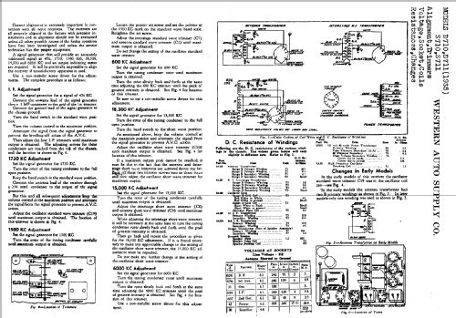 D711 ; Western Auto Supply (ID = 755324) Radio