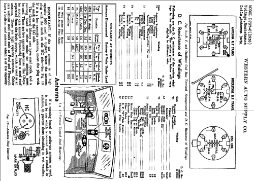 D737-C ; Western Auto Supply (ID = 757275) Car Radio