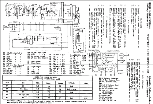 D740 ; Western Auto Supply (ID = 757318) Car Radio