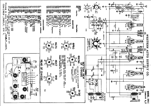 D910 Issue A,B ; Western Auto Supply (ID = 758588) Radio