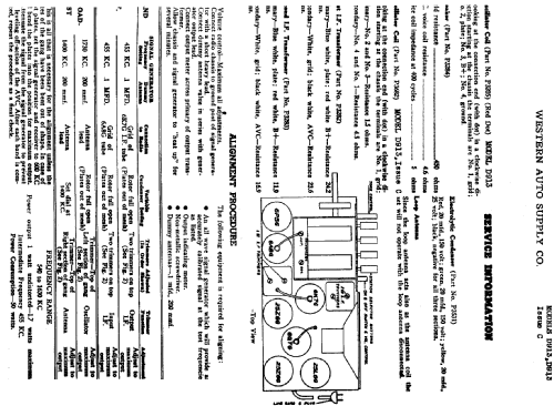 D913 ; Western Auto Supply (ID = 758719) Radio