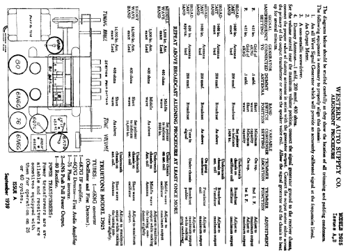 D925 ; Western Auto Supply (ID = 759026) Radio