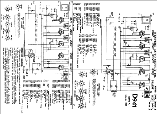 D941 ; Western Auto Supply (ID = 760566) Radio