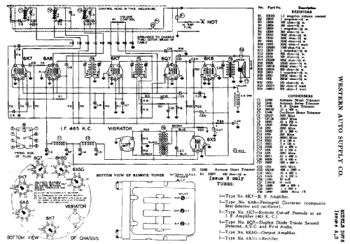 D976 ; Western Auto Supply (ID = 760568) Car Radio