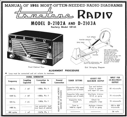 D2103A Truetone; Western Auto Supply (ID = 122747) Radio