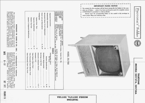 Truetone 2D1738A; Western Auto Supply (ID = 2444339) Television