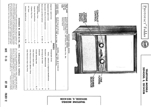 Truetone 2D2433B; Western Auto Supply (ID = 2674472) Television