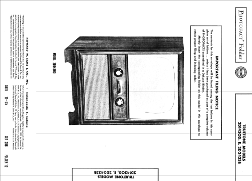 Truetone 2D2433B; Western Auto Supply (ID = 2674473) Television