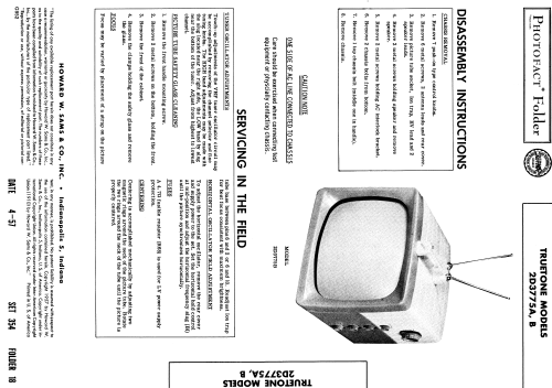 Truetone 2D3775B ; Western Auto Supply (ID = 1869809) Televisore