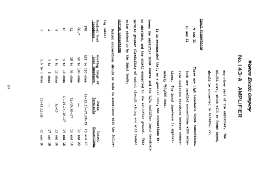 143-A ; Western Electric (ID = 1571617) Ampl/Mixer