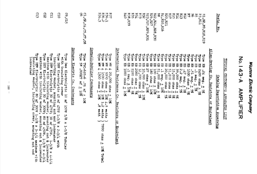 143-A ; Western Electric (ID = 1571619) Ampl/Mixer